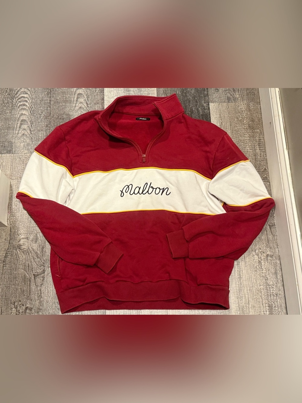 Malbon Golf Quarter Zip Sweatshirt